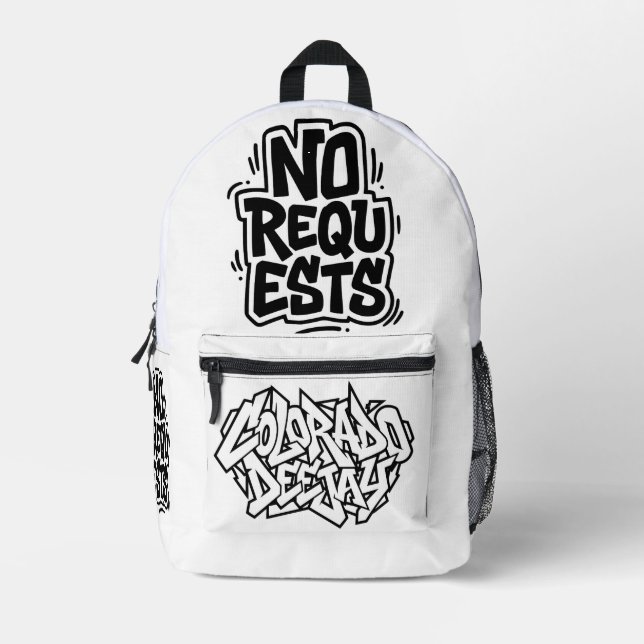 Impresa Mochila Colorado Djs (Anverso)