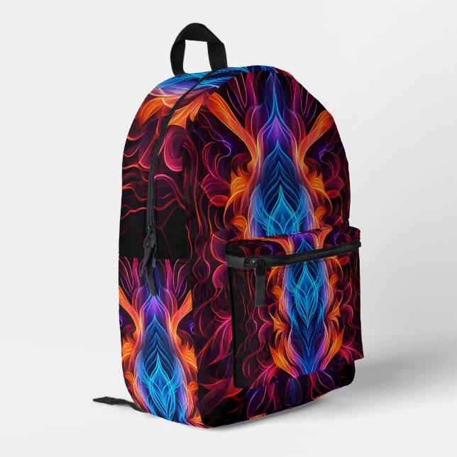 Impresa Mochila - colores abstractos (Esquina izquierda trasera)