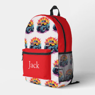 Impresa Mochila colorida personalizada, niños lindos