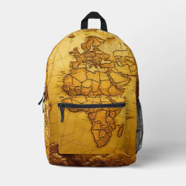 Impresa Mochila con aspecto de cuero lista para aventuras