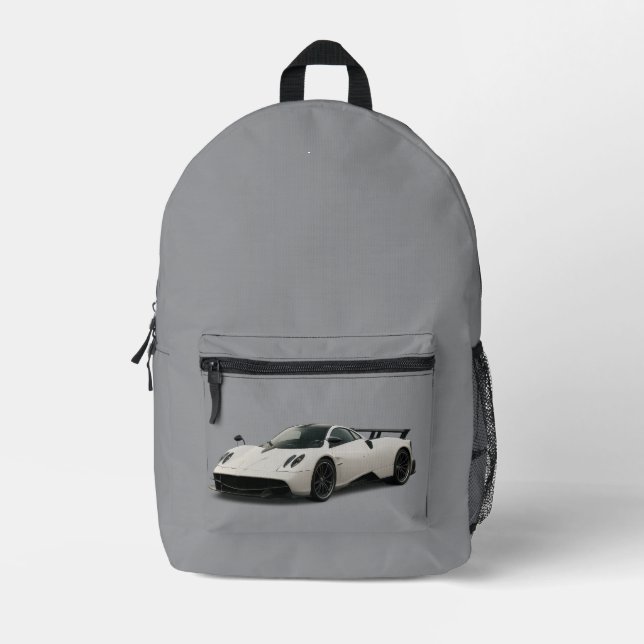 Impresa Mochila con diseño de pagani (Anverso)