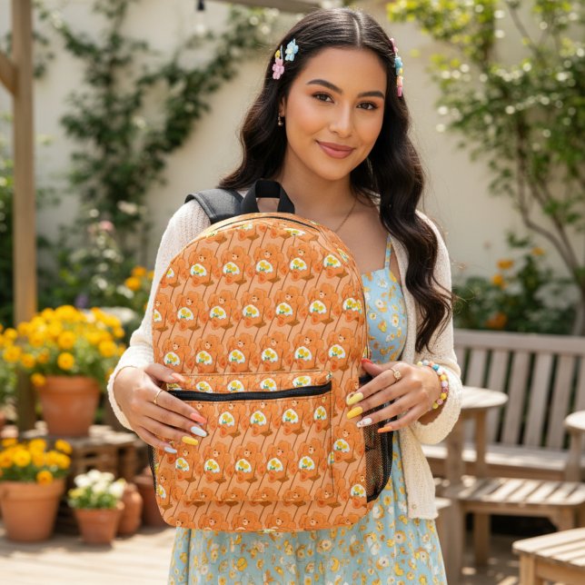 Impresa Mochila con estampado de oso (Subido por el creador)