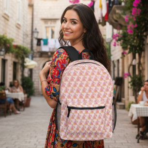 Impresa Mochila con estampado de Rapunzel
