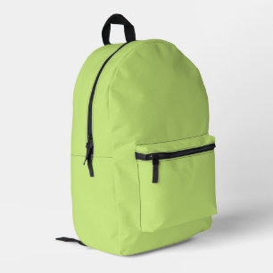 Impresa Mochila con estampado en Verde Primavera de Moda