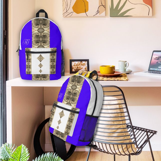 Impresa Mochila con estampado simétrico fractal (Subido por el creador)