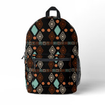 Mochila con estampado tribal