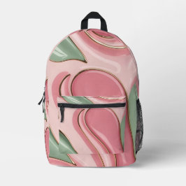 Impresa Mochila con gráfico elegante