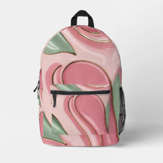 Impresa Mochila con gráfico elegante