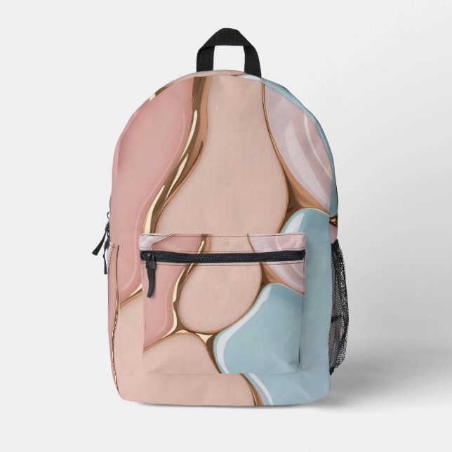 Impresa Mochila con gráfico elegante (Anverso)