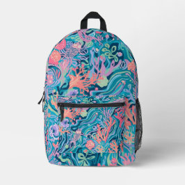 Impresa Mochila con gráfico elegante