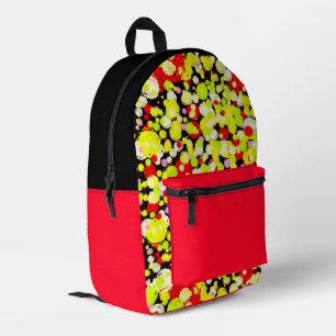 Impresa Mochila con patrón de burbujas