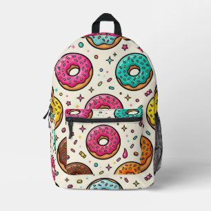 Impresa Mochila con Patrón de Donas