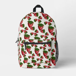 Impresa Mochila con patrón de fresa dulce y Berry Sweet