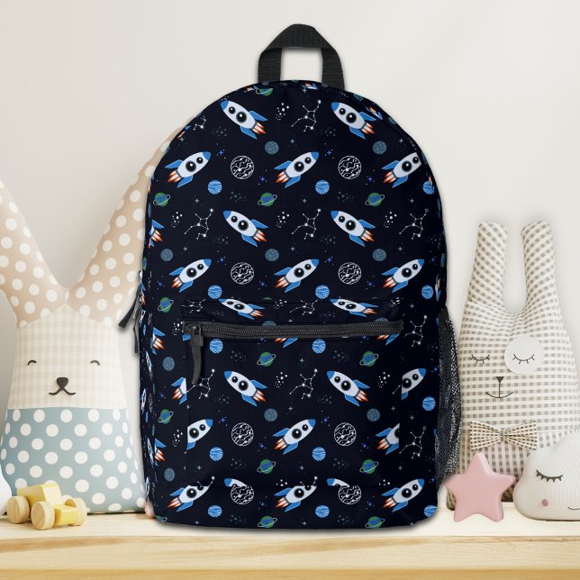 Impresa Mochila con patrón de nave espacial (Subido por el creador)