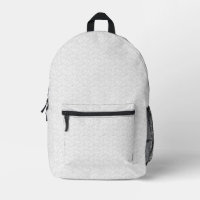 Mochila con patrón floral neutro elegante