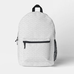Impresa Mochila con patrón floral neutro elegante