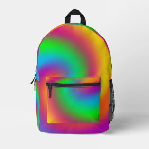 Impresa Mochila con teñido de colores brillantes