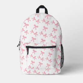 Impresa Mochila Coquette Pink Bow Dreams | Dibujada a mano