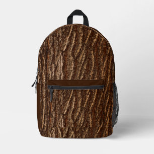 Impresa Mochila 'Corteza de ÁRBOL' Woodsy