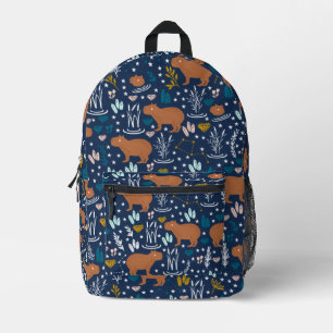 Impresa Mochila Cute Capybara
