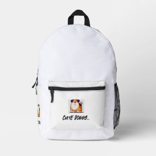 Impresa Mochila Cute Doggy