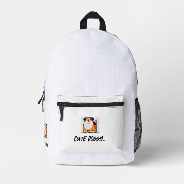 Impresa Mochila Cute Doggy (Anverso)