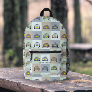 Impresa Mochila Cute Figaro Car Pattern Figaro
