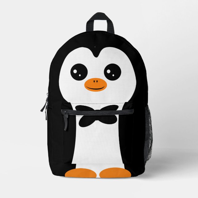 Impresa Mochila Cute Penguin (Anverso)