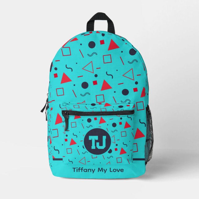 Impresa Mochila Cute Team Sporty School (Anverso)