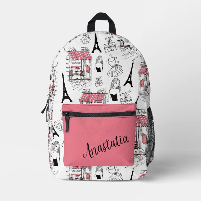 Impresa Mochila Daydream parisina — Estilo Personalizable (Anverso)