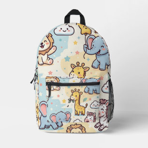 Impresa Mochila de animales bebés de la guardería del zool