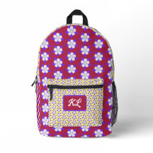 Mochila de Aquilegia Marrón y Amarillo
