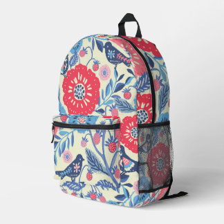 Impresa Mochila de arte folclórico
