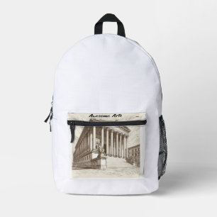 Impresa Mochila de arte impresionante