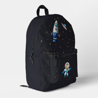 Impresa Mochila de astronauta de cohete espacial para niño