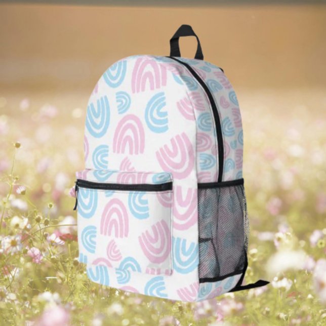 Impresa Mochila de Aventura Arcoíris Orgullo Trans (Subido por el creador)