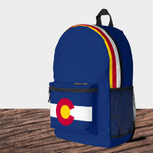 Impresa Mochila de Bandera Colorado, Estados Unidos, Color