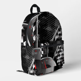 Impresa Mochila de bandera de carreras