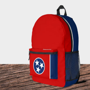 Impresa Mochila de bandera de Tennessee, Estados Unidos, B