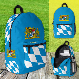 Impresa Mochila de Baviera Patriótica, Alemania, bandera b