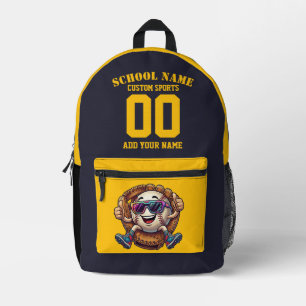 Impresa Mochila de béisbol con nombre personalizado - Rega