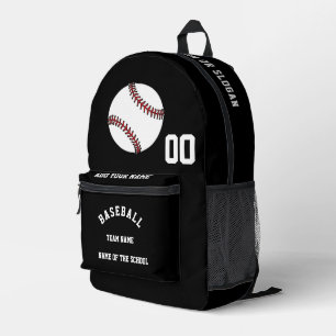 Impresa Mochila de béisbol personalizado - Diseño de equip
