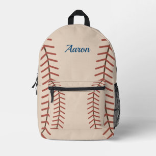 Impresa Mochila de béisbol vintage personalizada