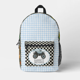Impresa Mochila de Camión Monstruo - Equipo de Regreso a l