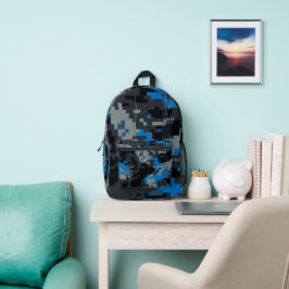 Impresa Mochila de camuflaje con error digital - Nombre pe