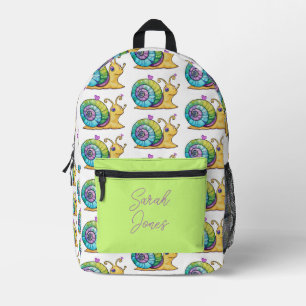 Impresa mochila de caracol, uno de los tipos personalizado