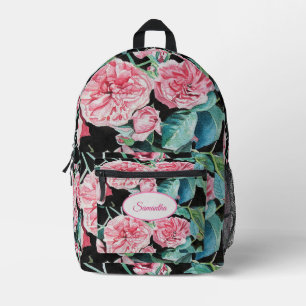 Impresa Mochila de Chicas acuáticos de Rosas rosas