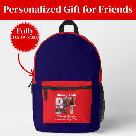 Impresa Mochila de Colage de Fotos de Mejores Amigas – Reg