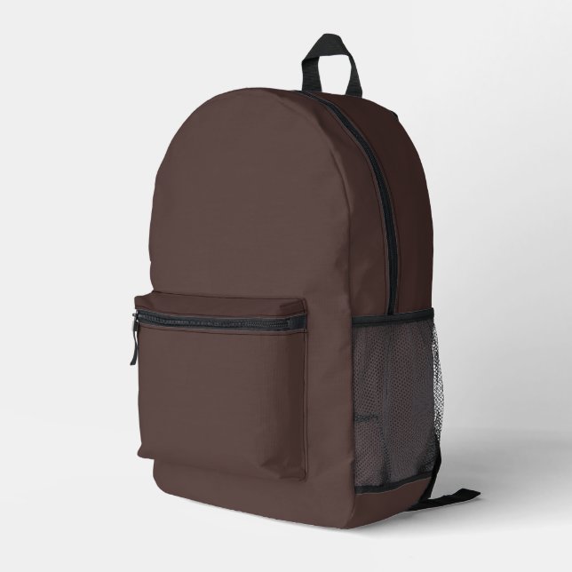 Impresa Mochila de color ciruela (Esquina derecha trasera )