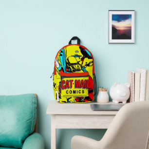 Impresa Mochila de cómics de Cat-Man 